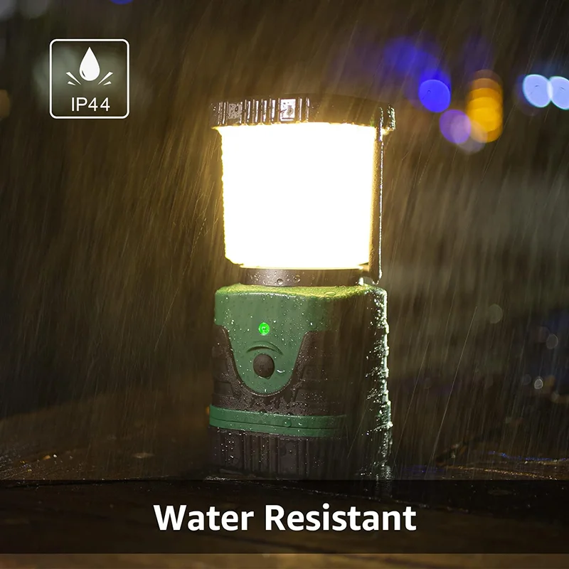 Portable Rechargeable Camping Lantern 4 Light Modes Waterproof  Emergency Lights High Visibility Essential Camping