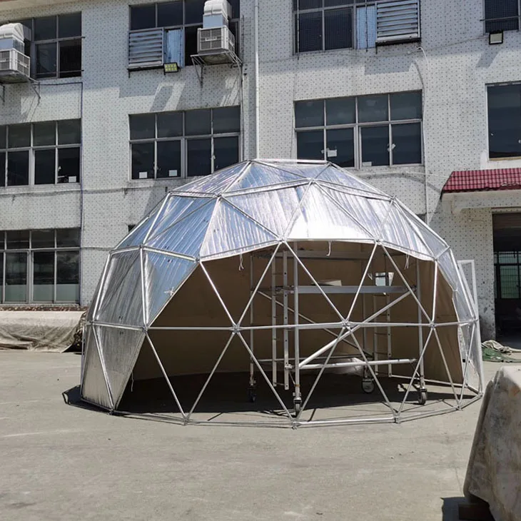 6-8 Persons Luxury Camping House Waterproof Outdoor Event Tent Geodesic 6M Dome Tent