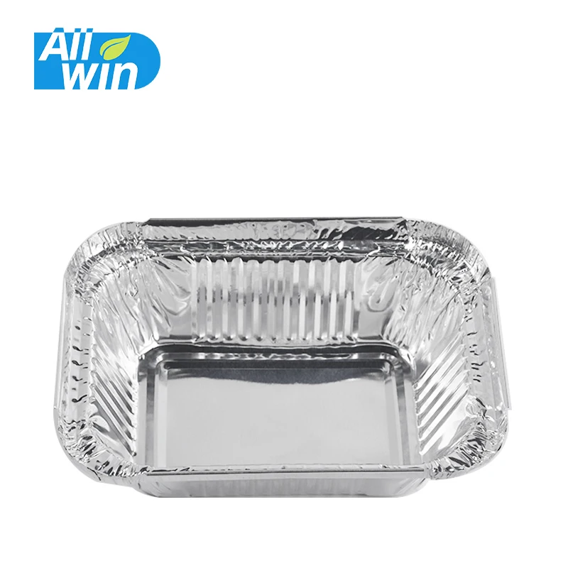 250 мл, алюминиевый пищевой контейнер, одноразовые контейнеры из алюминиевой фольги, прямоугольная кастрюля F0