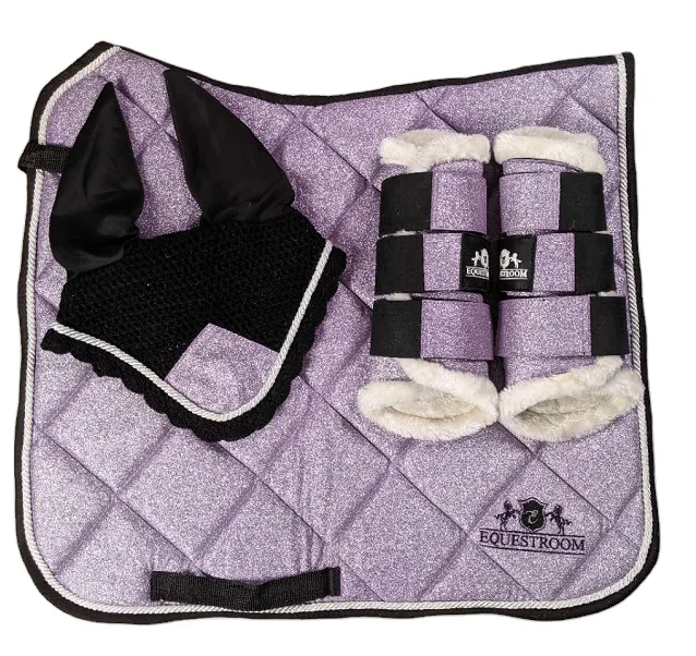 equestrian showman  saddle pads and fly veils