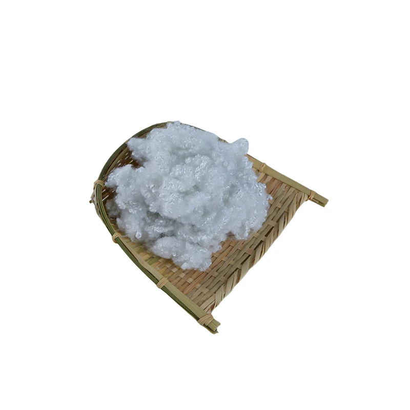 Oeko Tex 100 And Grs Certified 3D 7D 15D Hcs Polyester Fiber Polyester Filling For Cushion Pillow Duvet
