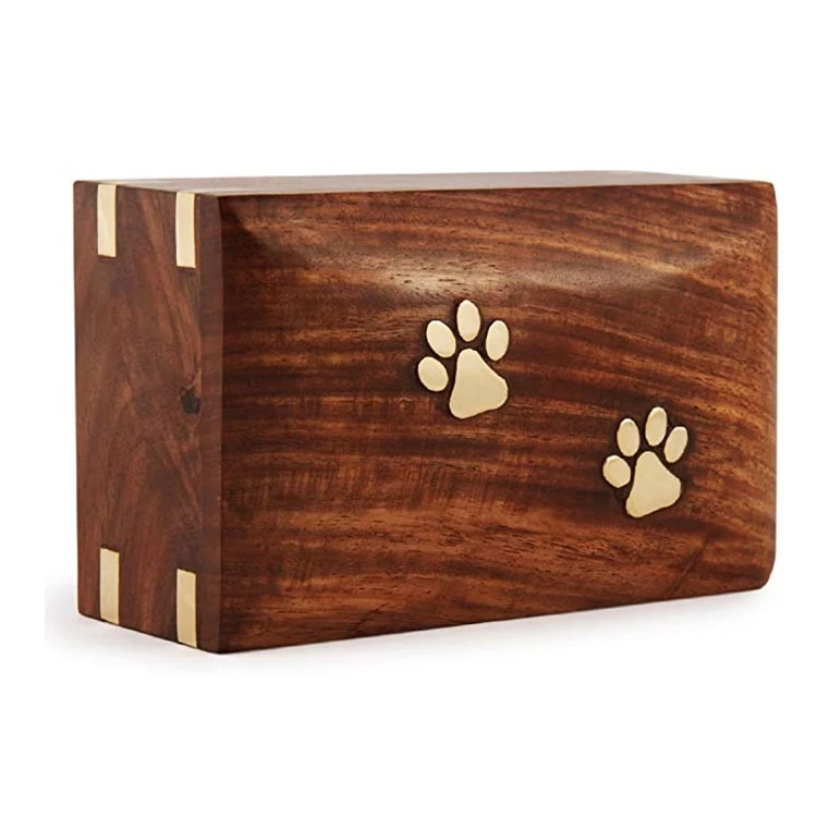 
Handicrafts contracted small pets keepsake solid woods boxes handmade urns pet 