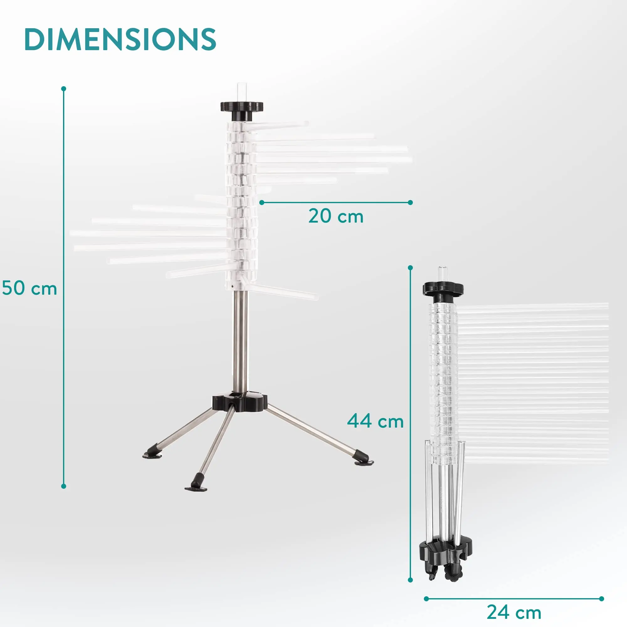 Hot Sale Easily Dries Collapsible Pasta Drying Rack Kitchen Spaghetti Noodle Dryer Stand Rack Household