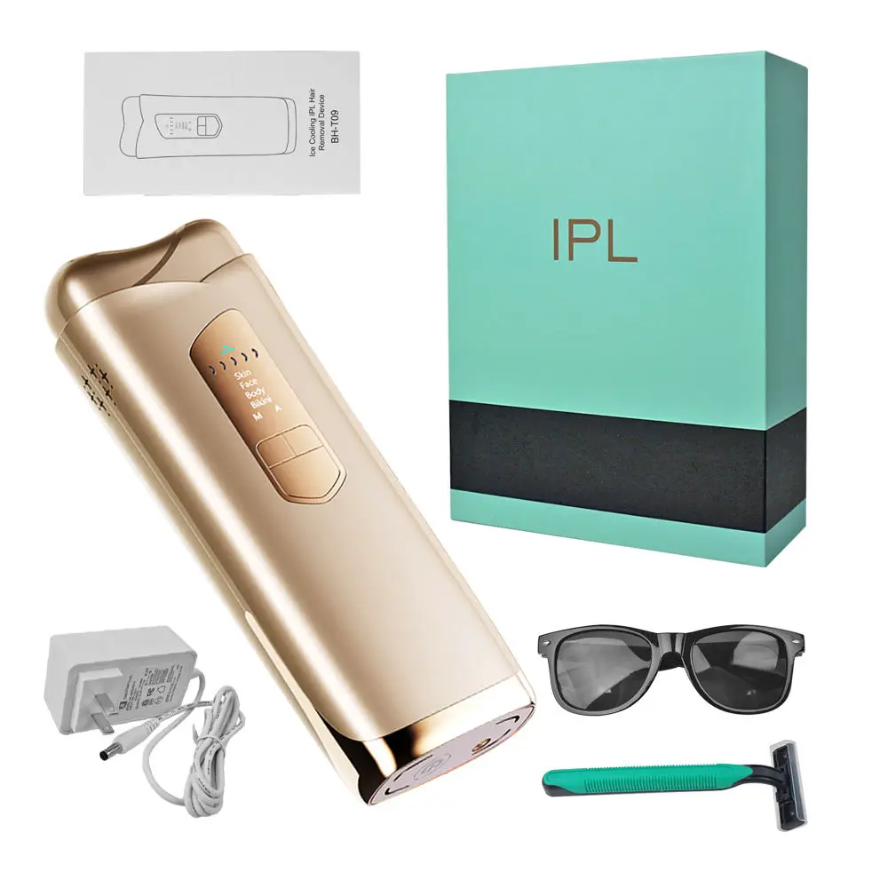 New Machine Professional Home Use Ice Cool Ipl Hair Remover Handset Painless Epilator Hair Remover for Body