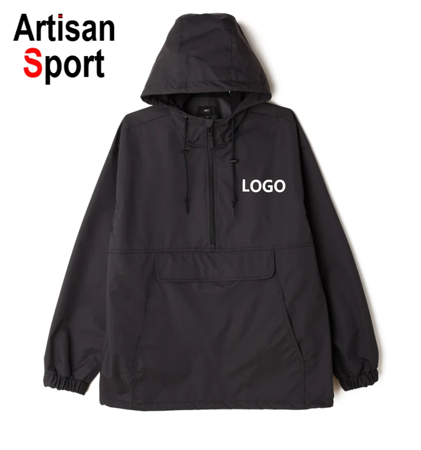 
wholesale windbreaker Casual Windproof jacket Custom mens pullover Windbreaker Coat jacket 