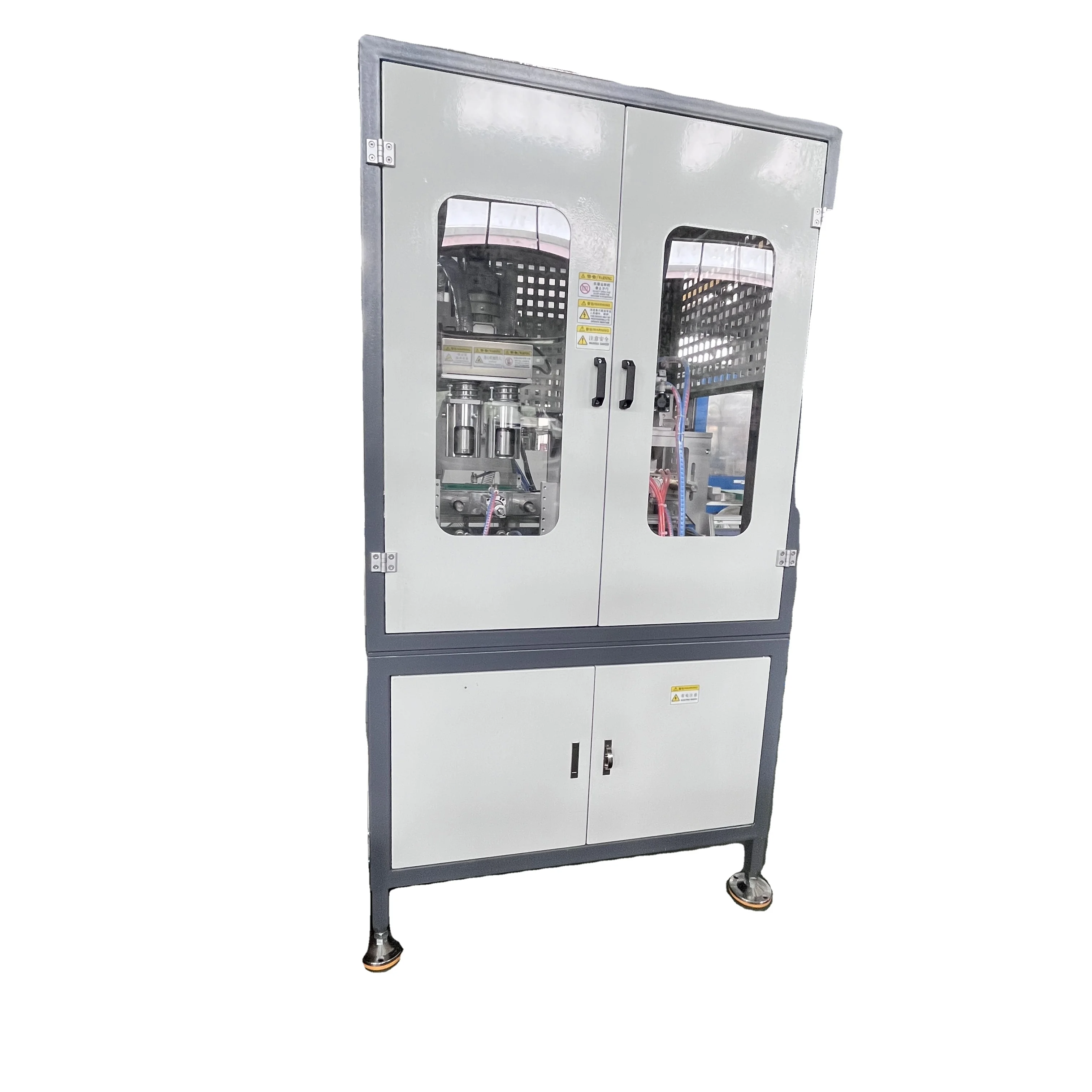 Automatic plastic bottle neck cutting and trimming machine