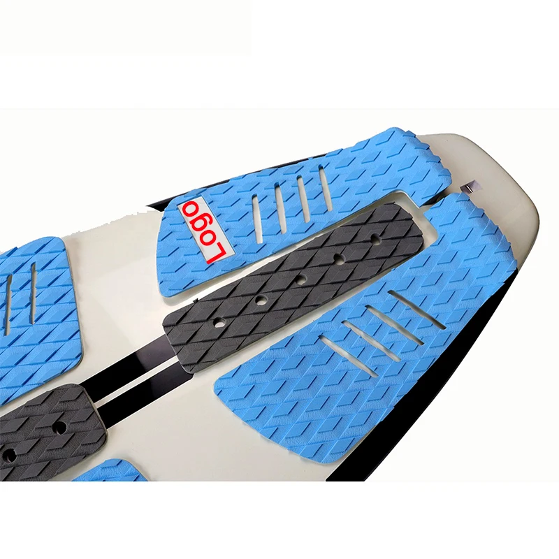 Custom Corduroy pattern Tail Pad Front EVA Deck Pad Anti-slip Surfboard Traction Pad Set for Surfing shortboard skim board