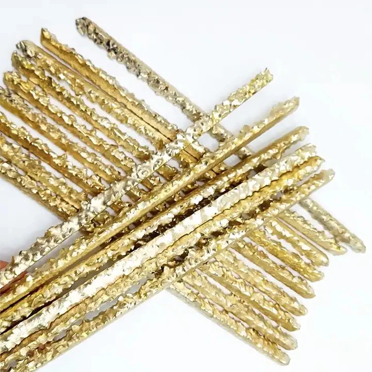 CuZnNi Brazing Yellow coated Tungsten Carbide Solder Composite Rod tungsten carbide copper rods welding