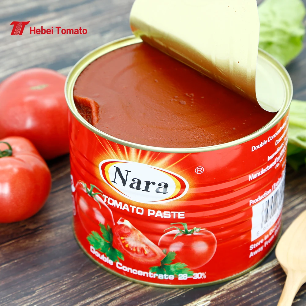 Easy Open Certified Canned Tomato Paste No-Added with Private Label