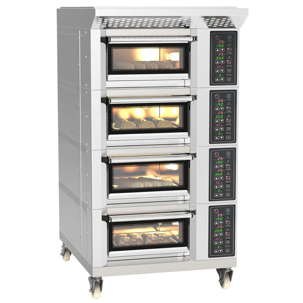 2024 YXD-F60A Electric Bread Baking Machine Bakery Commercial Industrial Deck Oven