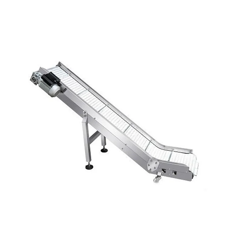 Take away finished food product belt conveyor / output conveyor