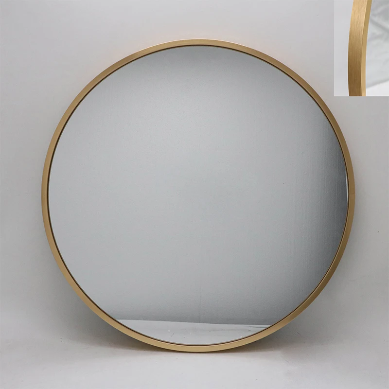 Nordic Style Home Decor Luxury Hand Made Simple Wall Decorations Mirrors Decorative Round Metal Frame Mirror
