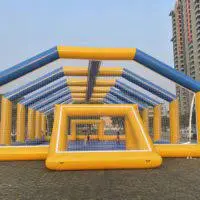 hot sale big funny inflatable paintball arena sport game for adult and kids