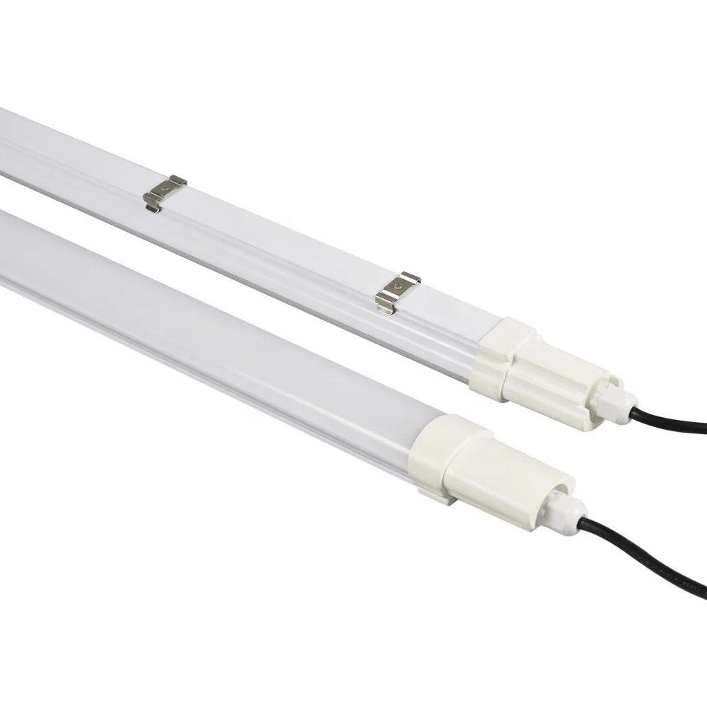 Industrial Lighting T8 Integrated 1.2m 50W IP65 Waterproof Damp-proof High Power Energy-Saving LED Strip Tri-P PC Body