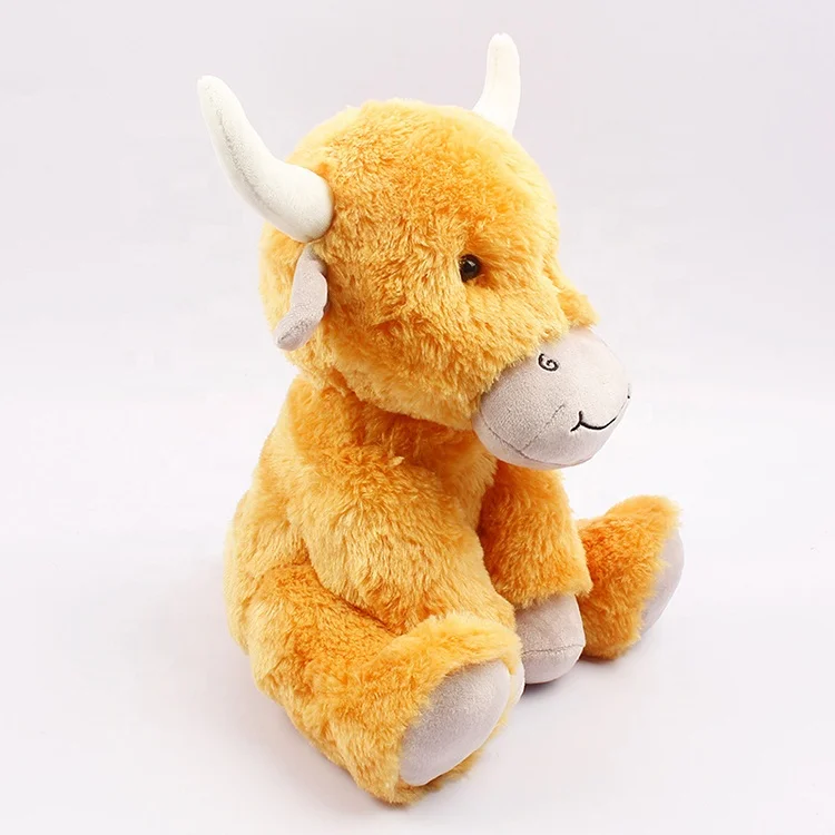 New Arrival Promotional Stuffed Animal Bull Plushie Cow Toy for Kids Gift