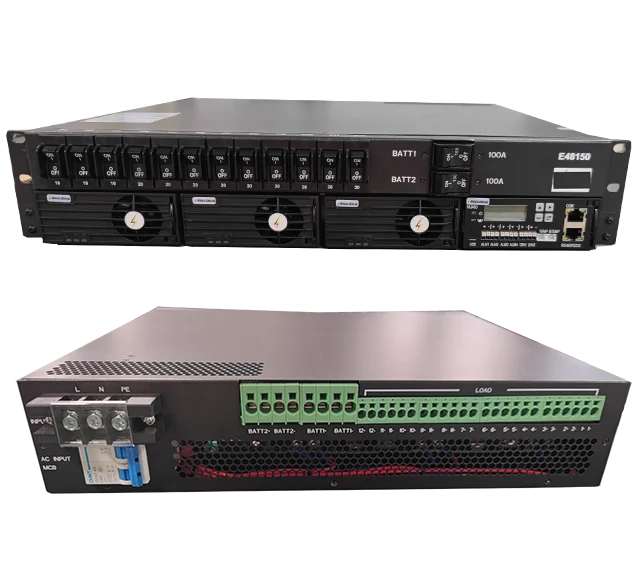 19' rack mount dc power supply 24v 48v 60v dc 3000w rectifier 60a 90a 100a 120a 200a rectifier systems
