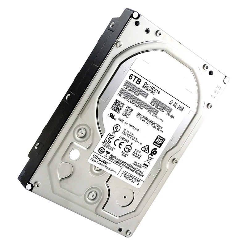 Western Digit 3.5 inch HUS726T6TALE6L4 Internal 6tb Hard Drive Disk 6TB SATA HDD 6Gb/s 7.2K RPM 512e Enterprise for Server