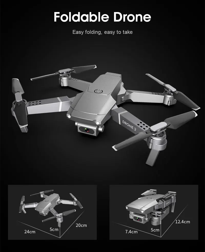 
2020 NEW Drone 4k profession HD Wide Angle Camera 1080P WiFi fpv Drone Dual Camera Height Keep Drones Camera Helicopter Toys 