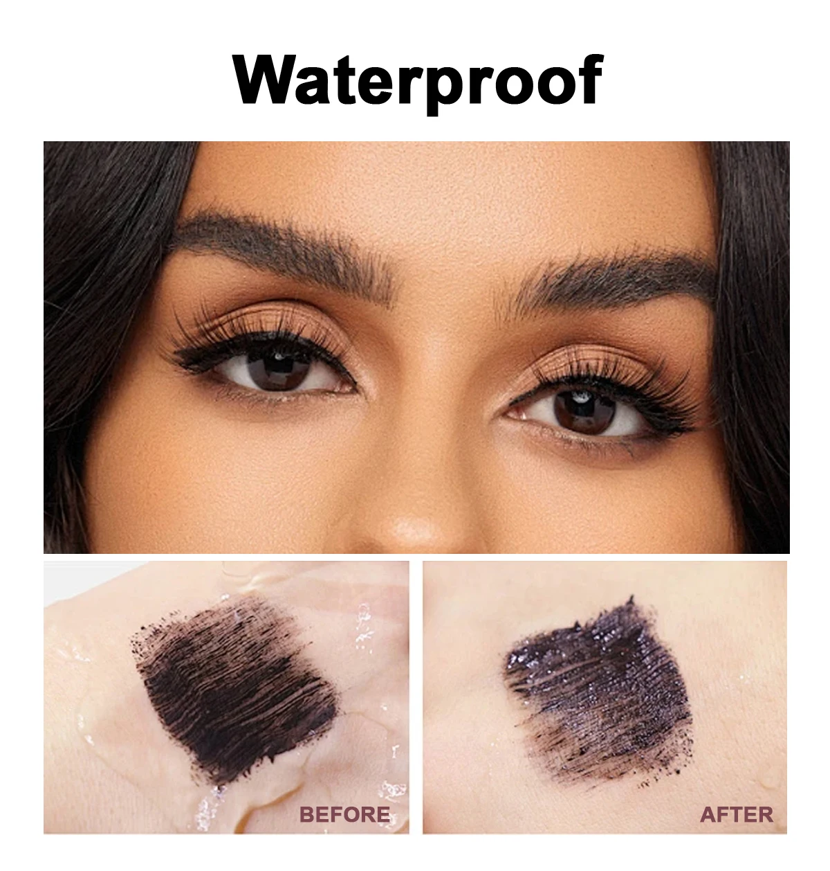 New Cosmetic Wholesale Custom Makeup Oil Free Lash Growing OEM Private Label Castor Black Vegan Cruelty Mascara