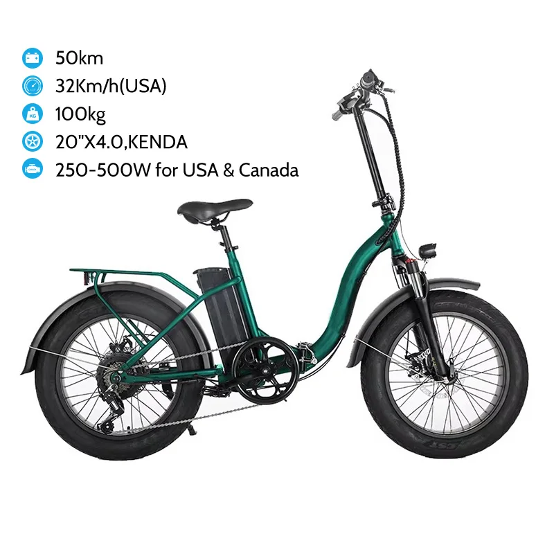 48V 250W Beach Fat Tire Electric Bike 20inch Ebike With Very Cheap Price
