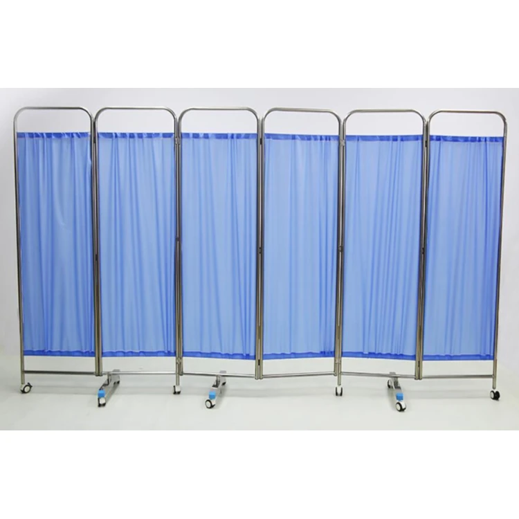 Manufacturers Supply Hospital Mobile Screen Folding Partition Medical Screen