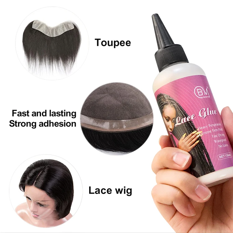 5 oz custom lace wig adhesive glue sweat proof extreme hold waterproof lace glue strong