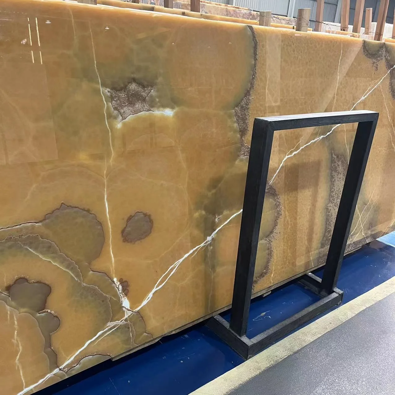 Natural  orange onyx stone yellow honey onyx tile