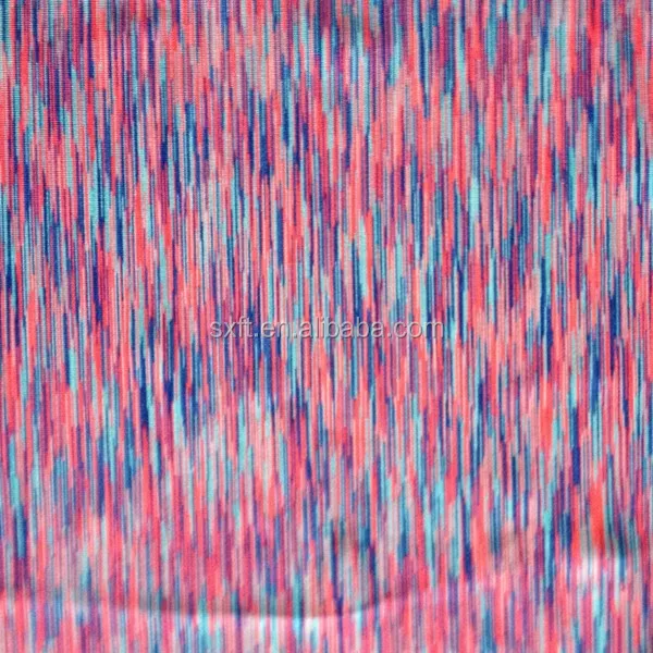 Трикотажная ткань с космической краской высокого качества из 85% полиэстера и 15% спандекса