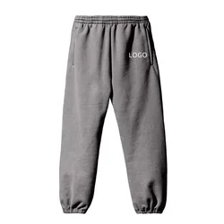 Oem Customized Blank Sweatpants Men Streetwear 100% Pure Cotton Trousers Custom Logo Printing Men Sweatpants Bulk