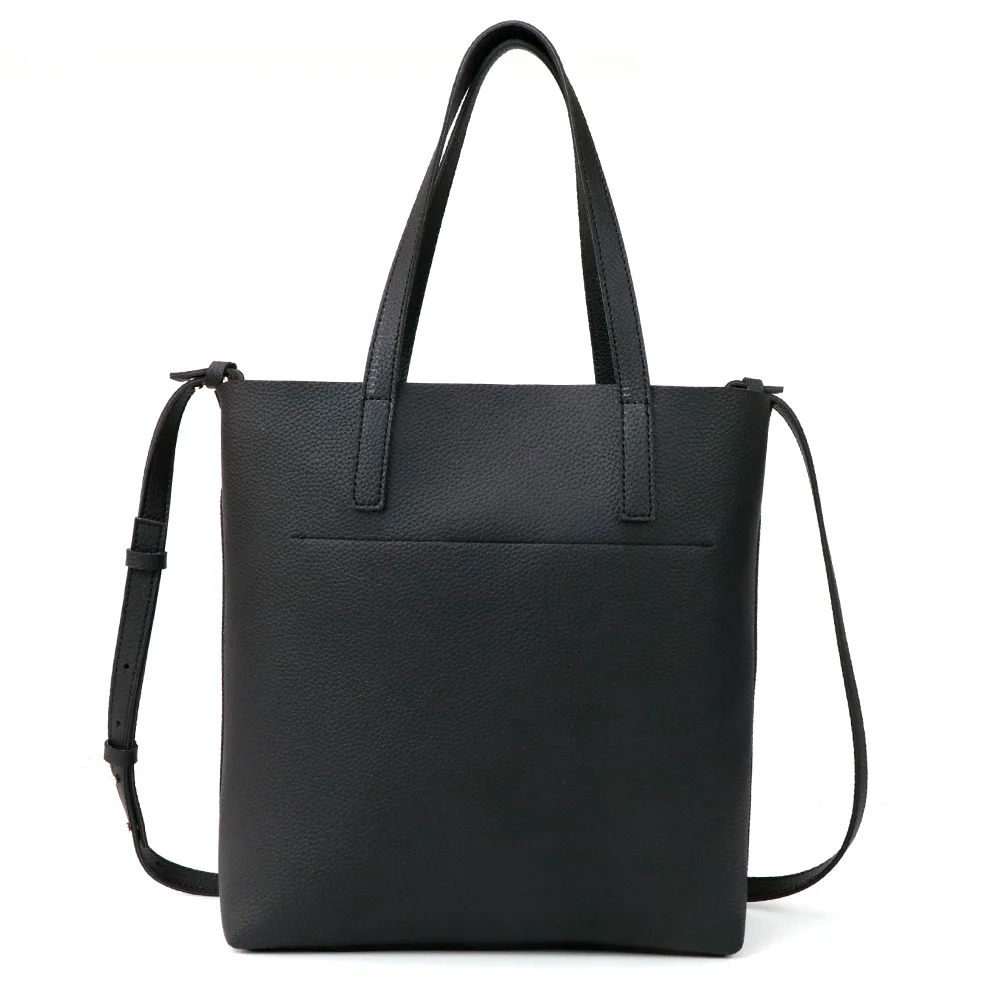 Large capacity solid color PU Pitot bag 2024 new fashion soft leather underarm bag trend personality college student class bag