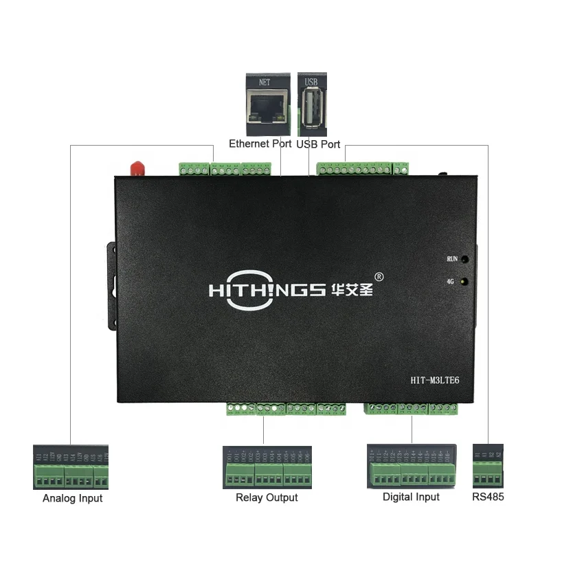  High Quality GSM RTU Modbus Serial DIN-rail wireless energy data collector IOT