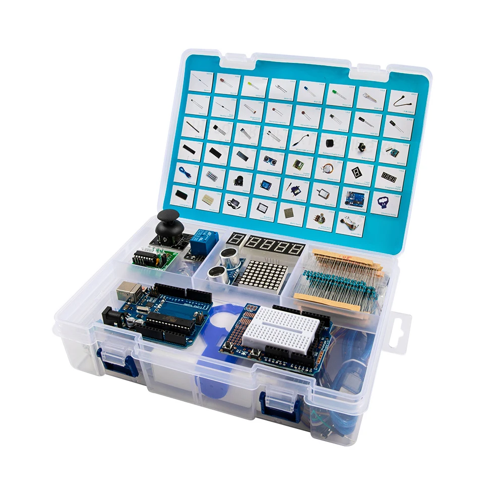 KUONGSHUN Development Board Starter Kit R3 Board With Compatible With Arduino uno IDE