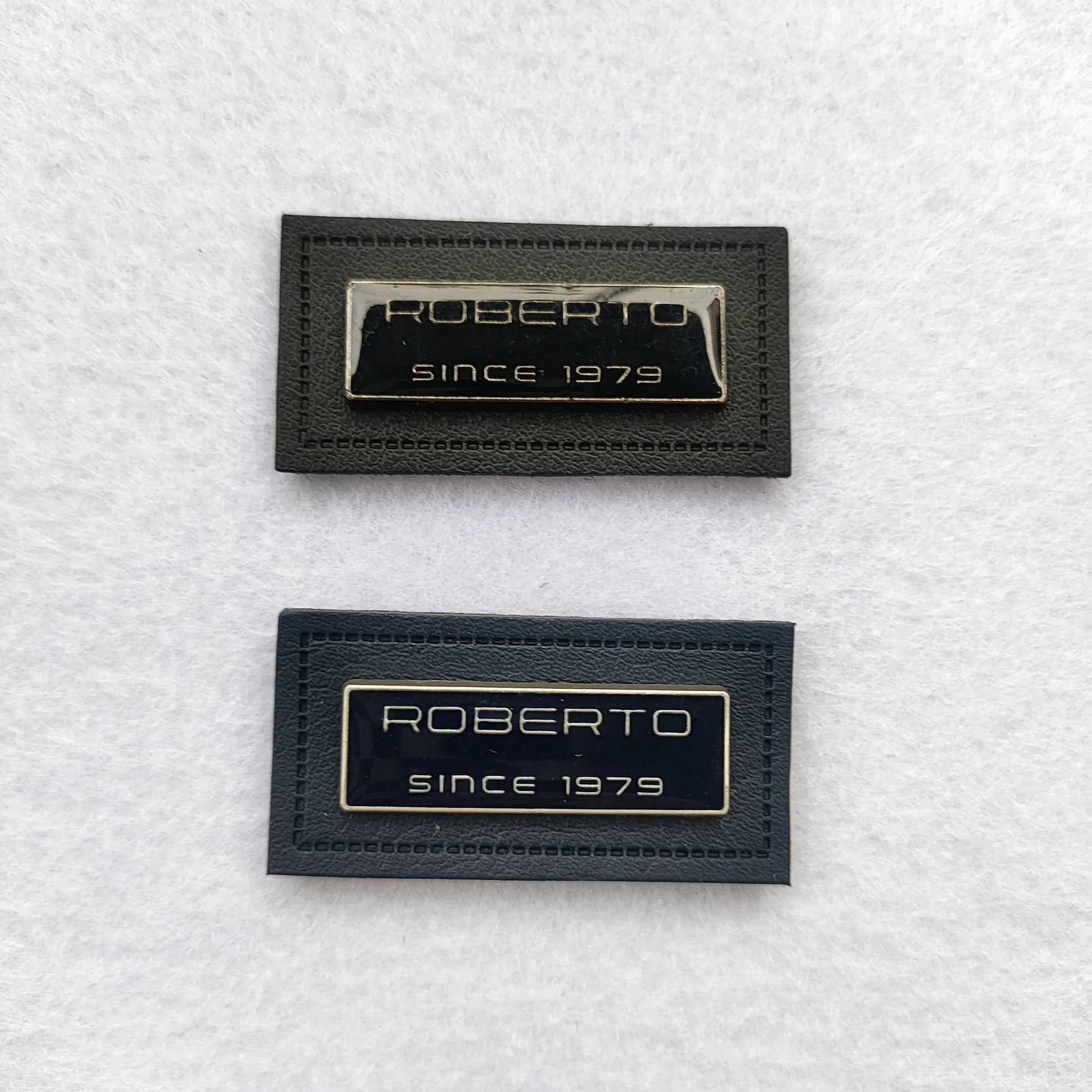 Выгодная цена, пользовательская Этикетка одежды, брендовый логотип джинсов, металлическая кожаная этикетка, нашивка на шляпу