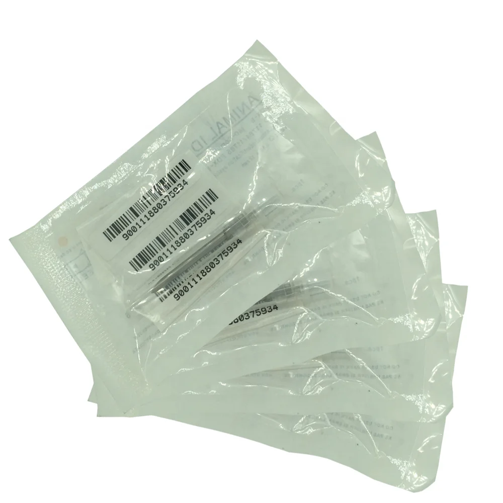 RFID Wholesale ICAR 134.2Khz Em4305 Pet Microchip Syringe Dog Microchip For Identification