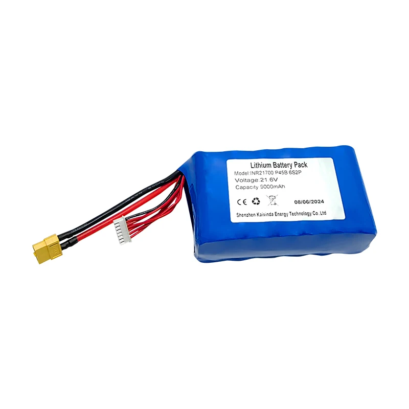 Li-ion Battery 18650 2p6s 5000mAh 22.2v Battery Pack