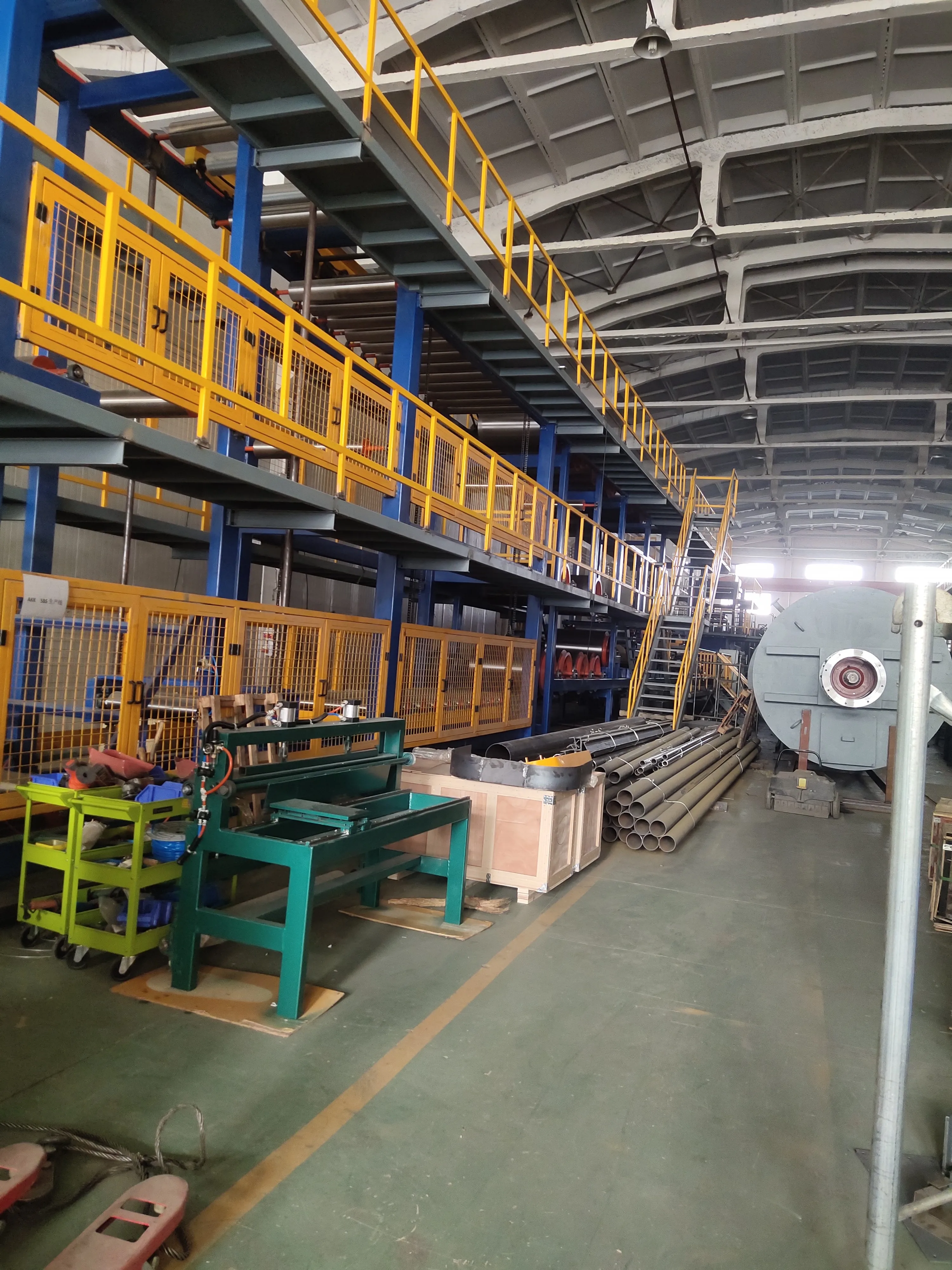 APP/SBS bitumen waterproof membrane machine/bitumen membrane machine