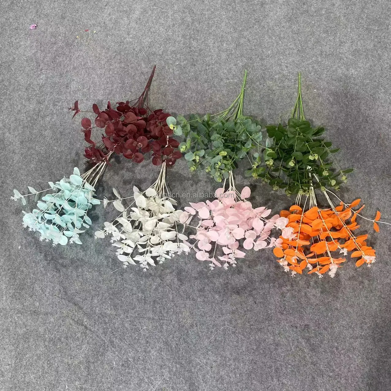 GIGA Fake Plants Artificial Green Leaves Branch Home Wedding Decor Artificial apple Tree Leaf
