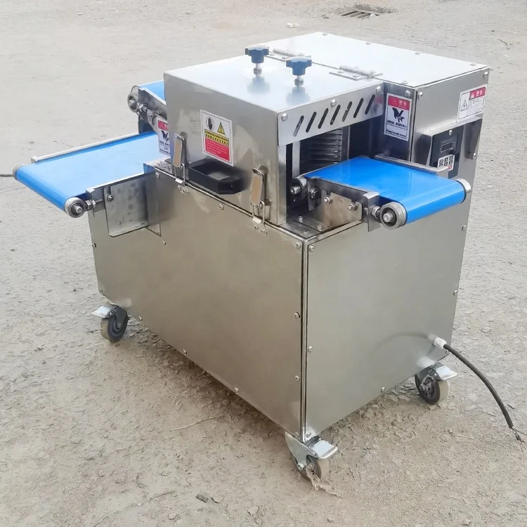 Commercial Fresh Meat Slicer Cube Strip Cutter Machine Meat Cube Diced Cutting Machine