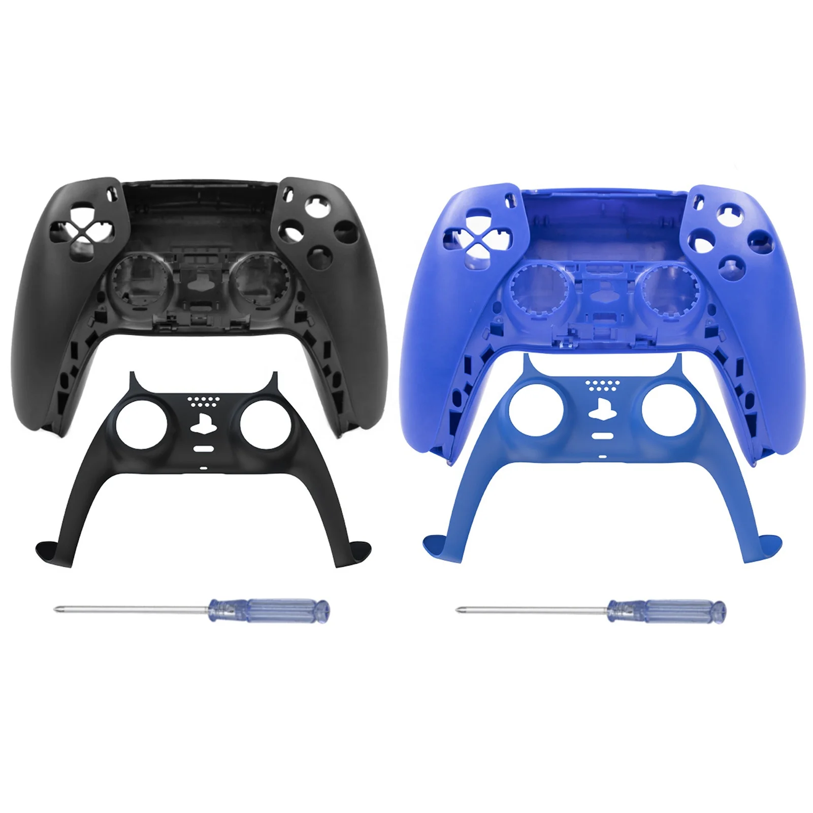 Controller Handle Full Housing Shell For Sony PS5 Gamepad Decorative Strip Skin Case Cover PS5 full Faceplate Replacement Parts