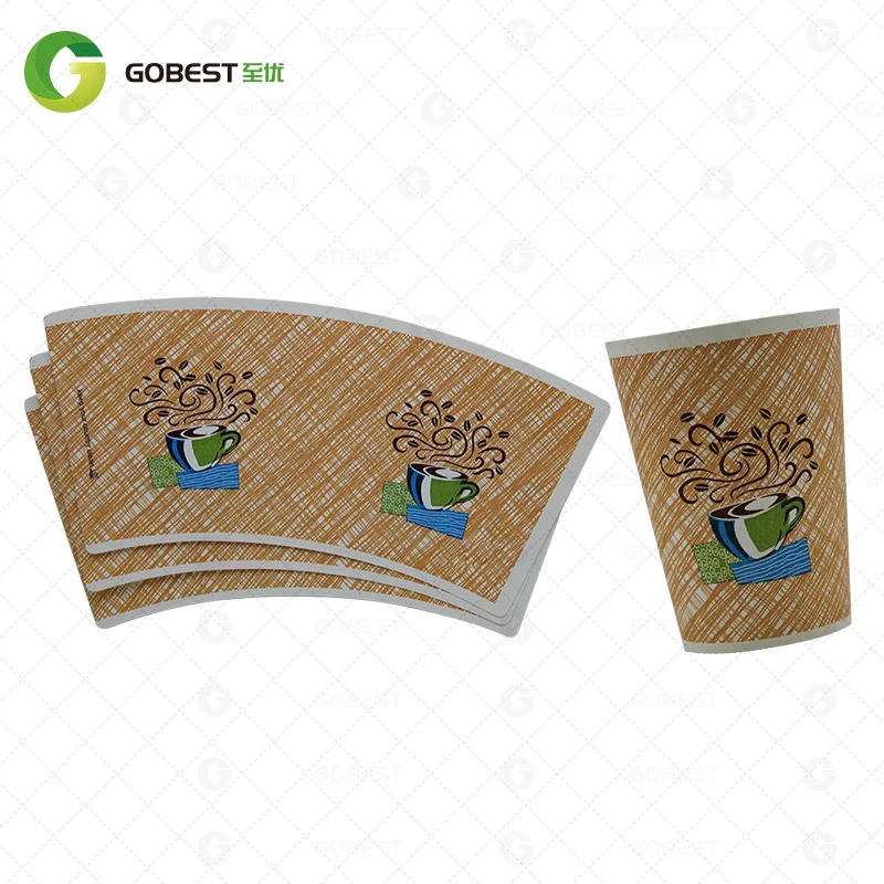 combostable custom flexo printing  paper coffee cups disposable paper cup raw material 22 oz  Price cup paper roll