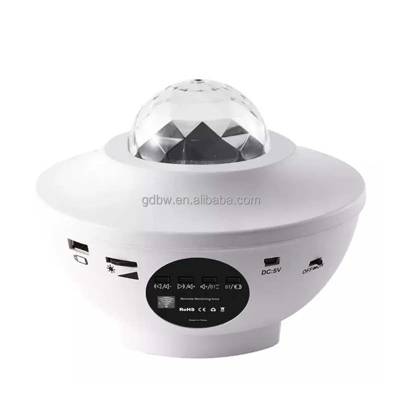 Charging Star  Pattern Projection Light USB Bluetooth starry sky music lamp Single Green Laser Party Night Light