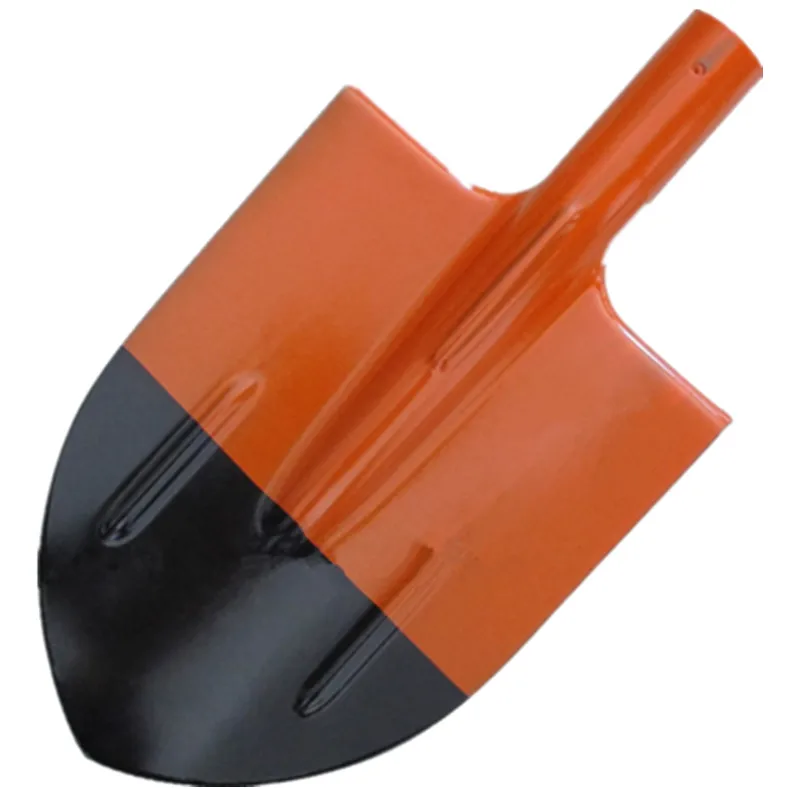 Tangshan specializing in wholesale oversea market manganese steel farming tool garden spade head and farm handle shovel