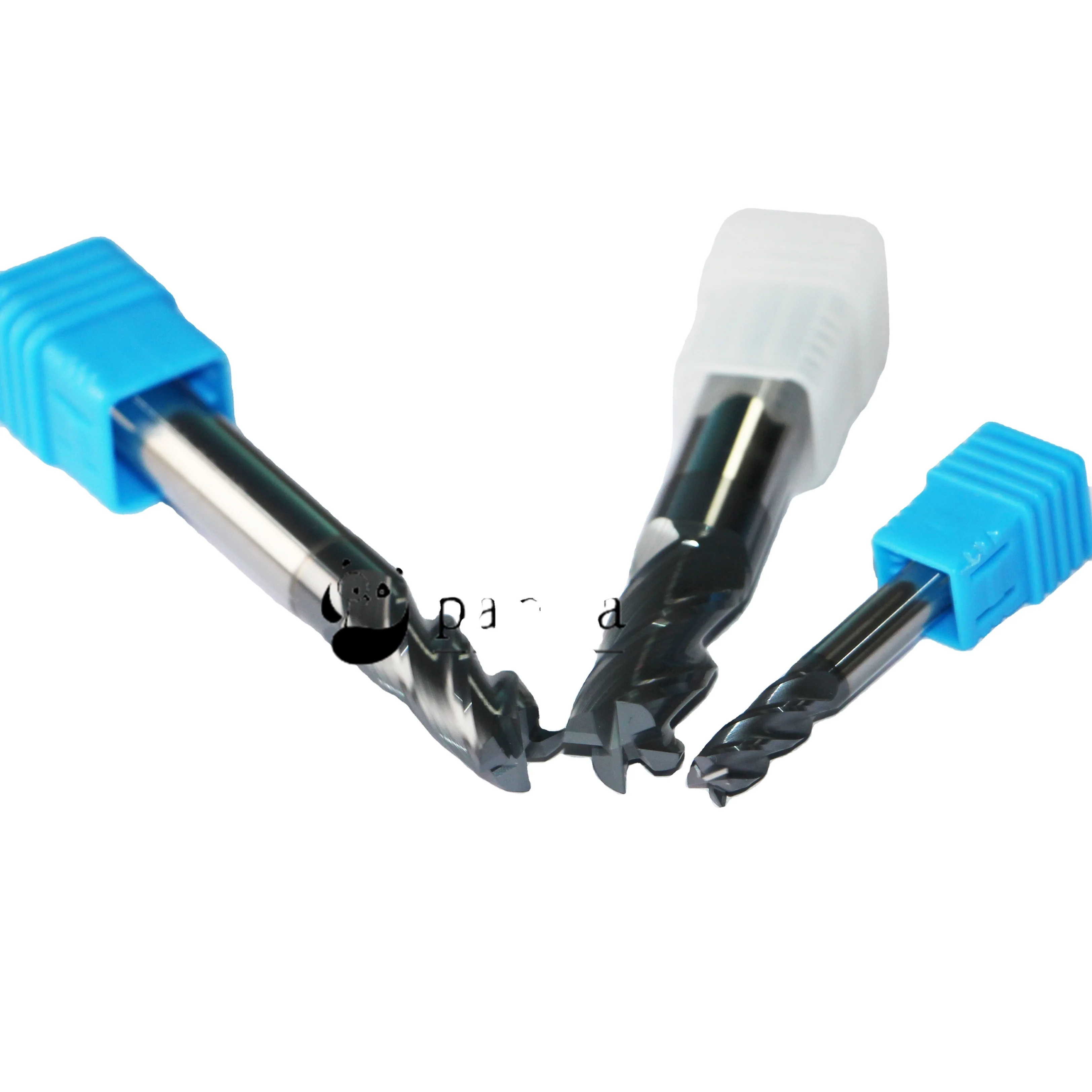 High Speed Diameter 8mm  Tungsten Carbide 4 Flutes Flat Milling Cutter Carbide End Mill for Metal Processing