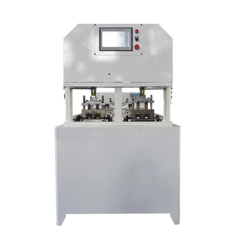 Automatic CNC 15 ton Double 3m  Line Square Round Metal Stamping Press Pipe Tube Hole Punching Machine