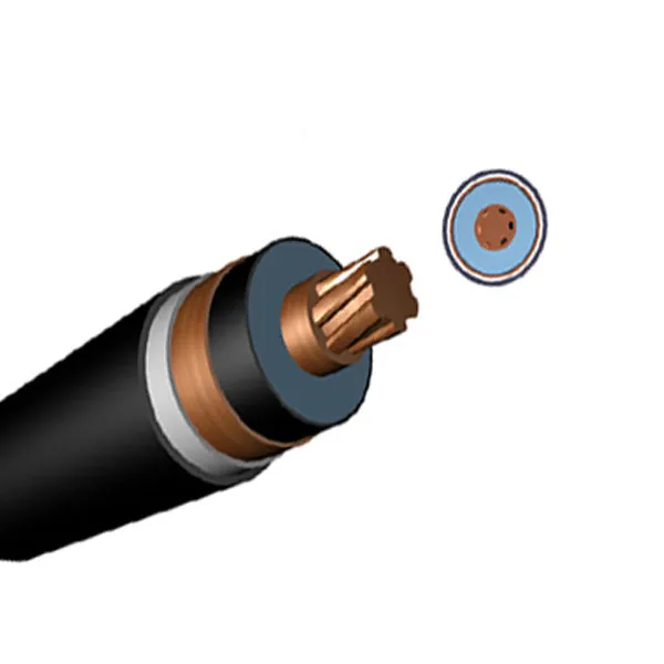 Electric Transmission Power Cable multi stranded Copper Conductor Al tape armor layer