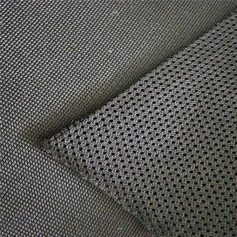 OEM ODM 100% Polyester Black Office Chair 3D Air Mesh Spacer Sandwich Fabric