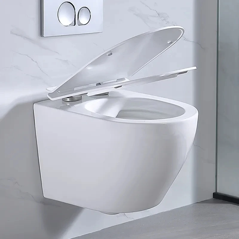 european toilet Rimless bathroom  ceramic wall hang toilet wall mounted toilette suspendue wall hung toilet