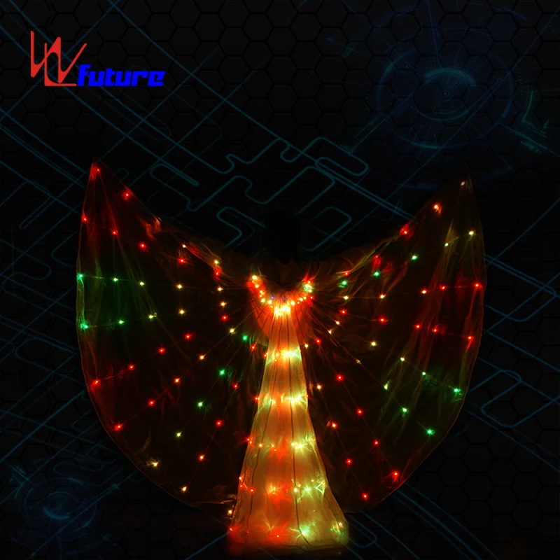  Wireless Controller LED light up rainbow isis wings butterfly led belly