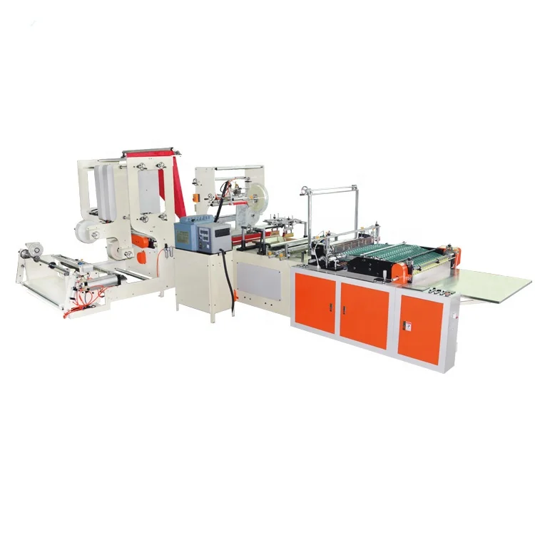 High speed  glue strips  security TNT courier  polythene mailing  UPS courier bag side sealing bag  making  machine