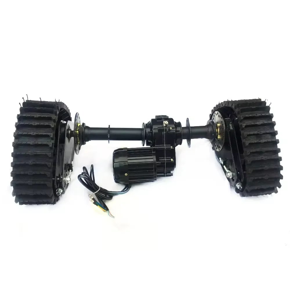 General purpose Kart UTV Trolley four rear wheels ATV Snow Sand snowmobile track assembly pedal push trailer